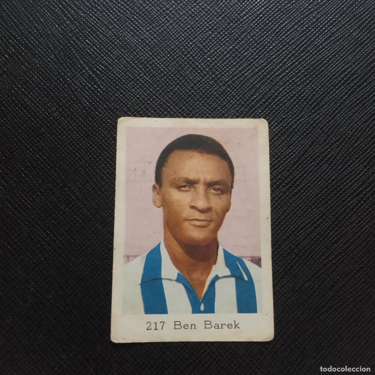 Fu&szlig;ball-Sticker: 217 BEN BAREK MALAGA RUIZ ROMERO 1962 1963 CROMO FUTBOL 62 63 LIGA - SIN PEGAR - A17 PG19