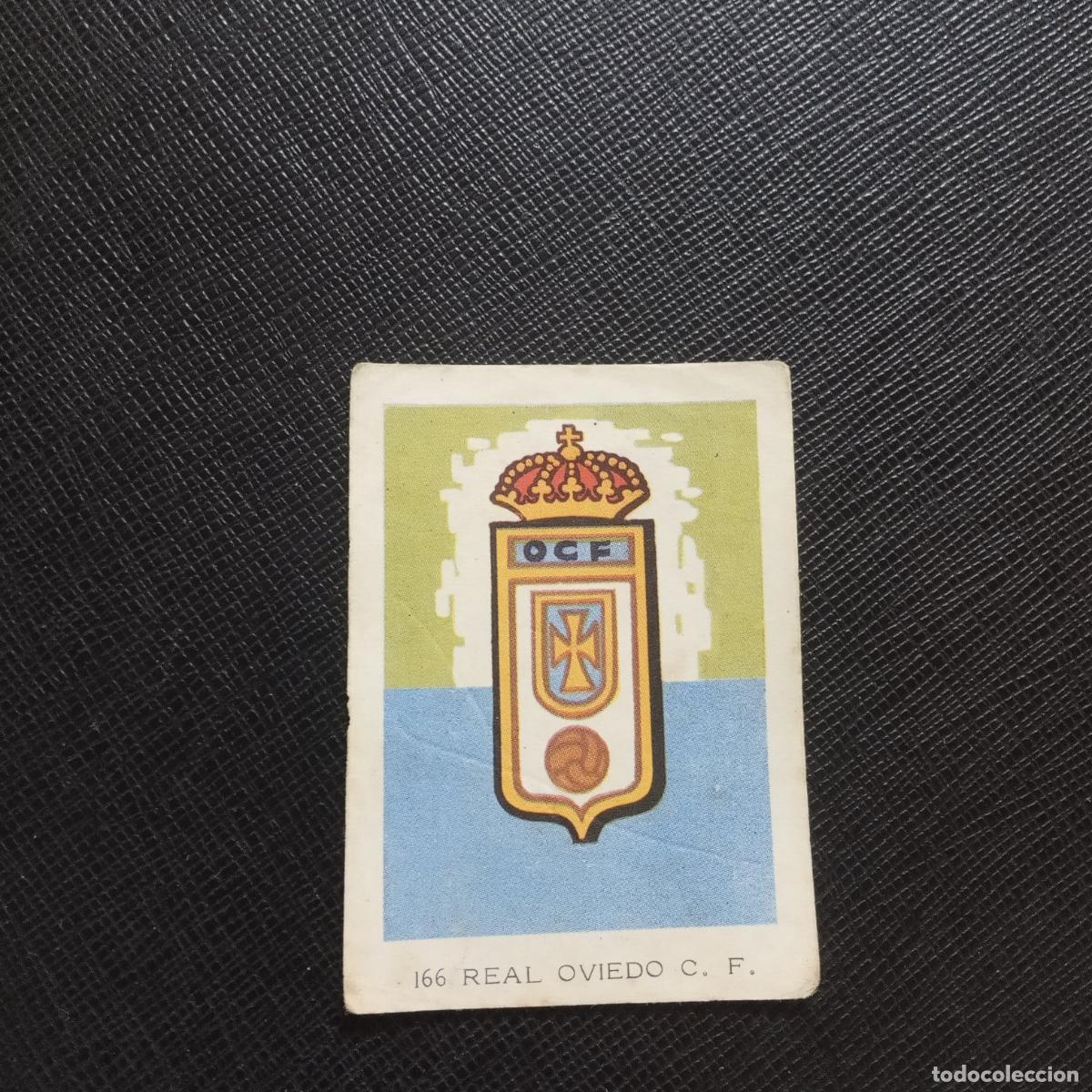 Fu&szlig;ball-Sticker: 166 ESCUDO OVIEDO RUIZ ROMERO 1962 1963 CROMO FUTBOL 62 63 LIGA - SIN PEGAR - A17 PG46