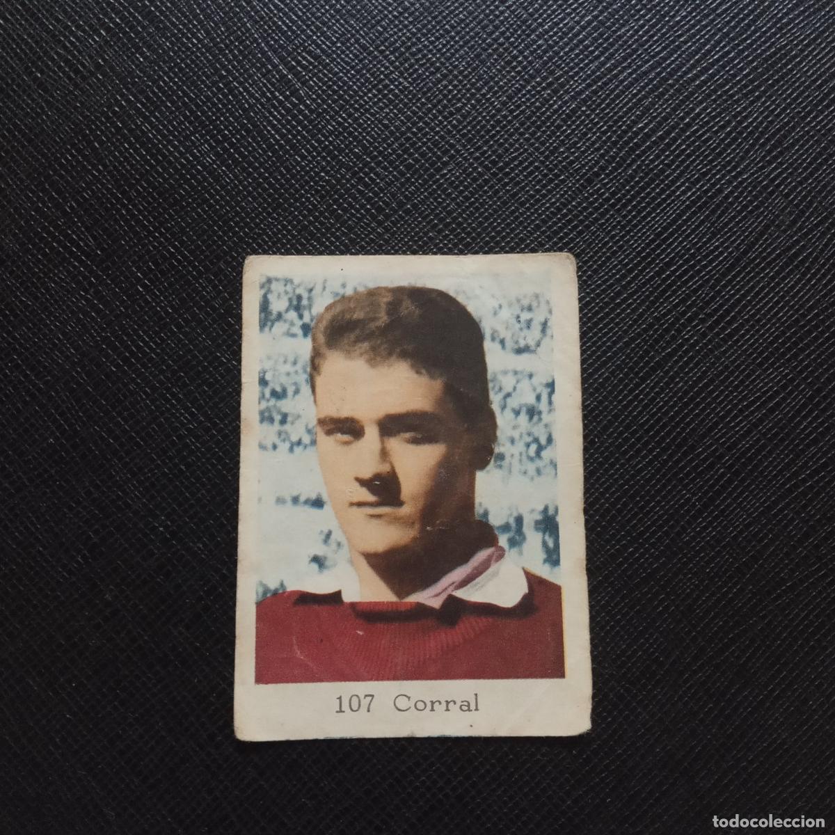 Cromos de f&uacute;tbol: 107 CORRAL REAL BETIS RUIZ ROMERO 1962 1963 CROMO FUTBOL 62 63 LIGA - SIN PEGAR - A17 PG91