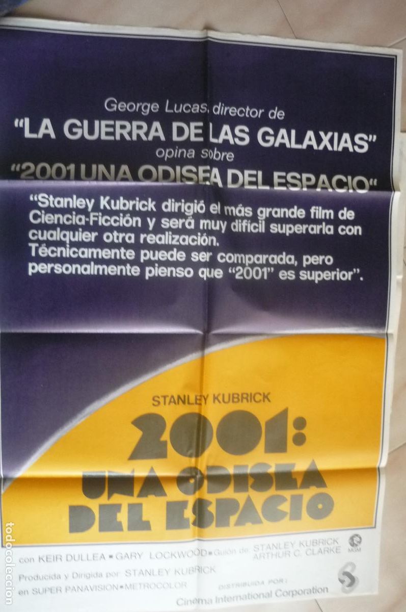 Cromos de f&uacute;tbol: POSTER 2001 UNA ODISEA DEL ESPACIO - Foto 1