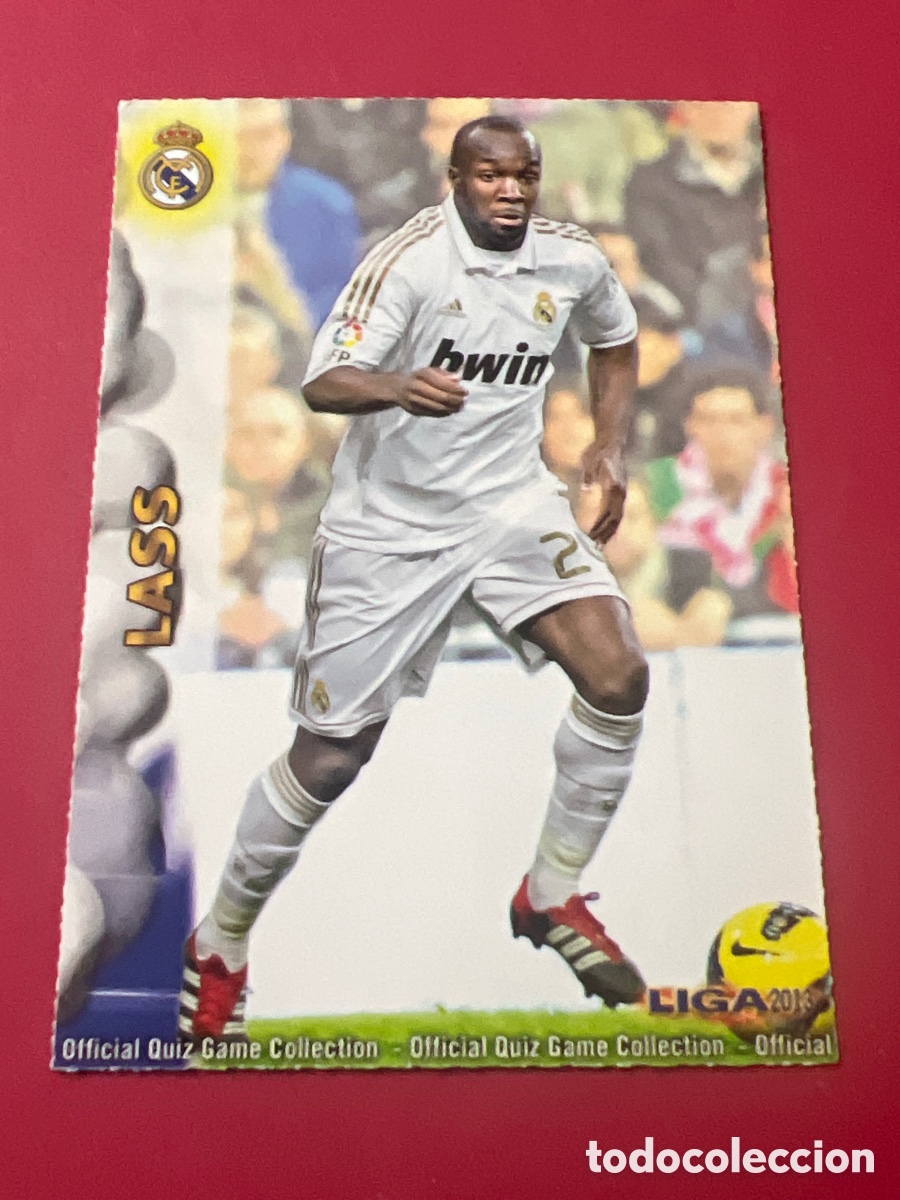 Figurine di Calcio: A1870. 17 Lass Diarra - BAJA - Real Madrid - Mundicromo MC Quiz Game Liga 2012 2013 12 13