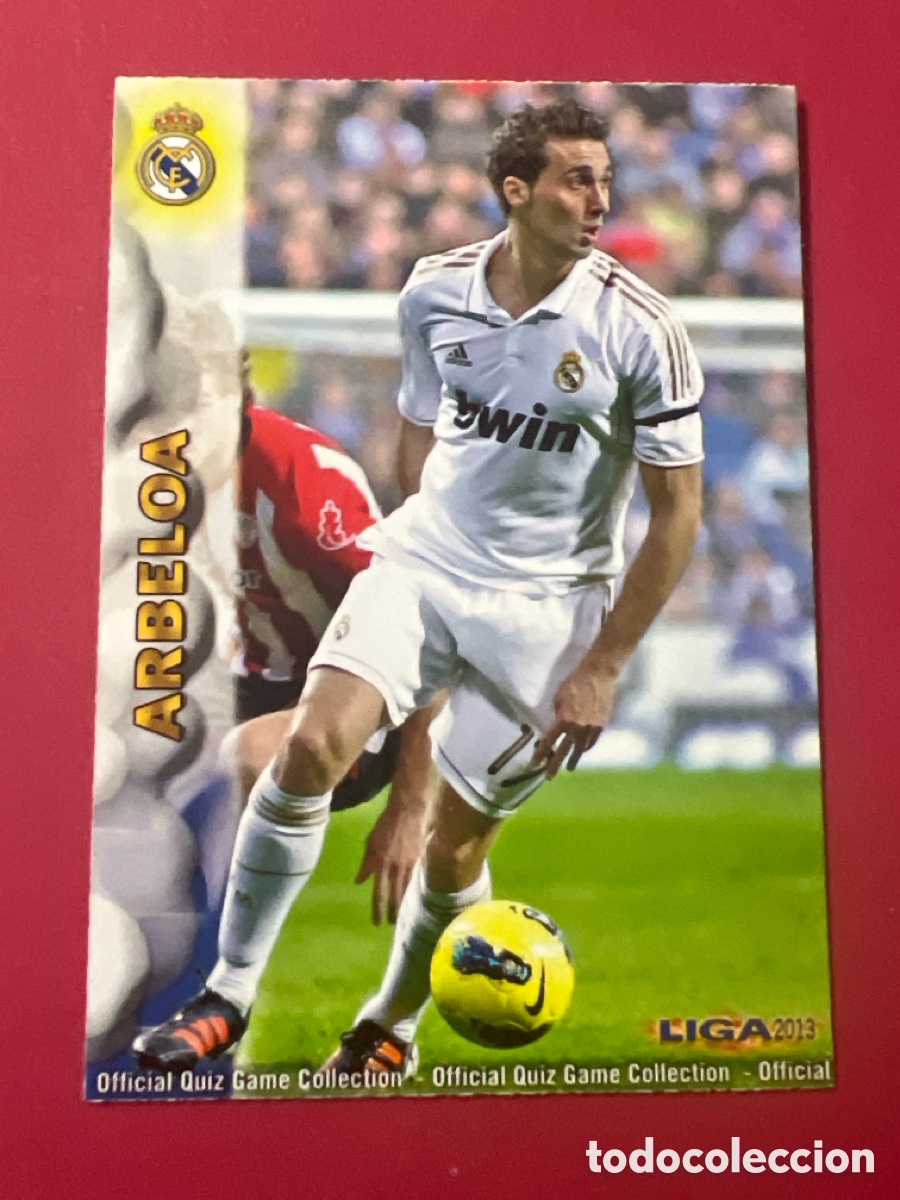 Figurine di Calcio: A1973. CROMO - N&ordm; 0006 - ARBELOA - REAL MADRID - QUIZ GAME LIGA 2013 (2012 / 2013) - MUNDICROMO