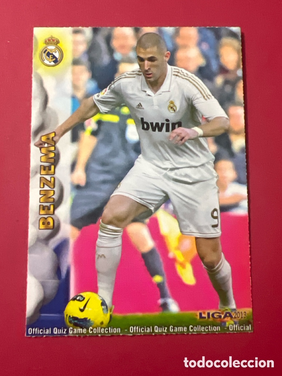 Cromos de F&uacute;tbol: A1982. MUNDICROMO 2012 2013 12 13 PLATINUM #0021 BENZEMA REAL MADRID C.F.
