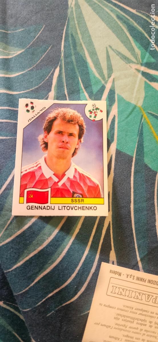 Fu&szlig;ball-Sticker: 146 litovchenko italia 90 1990 sin pegar mundial Italia