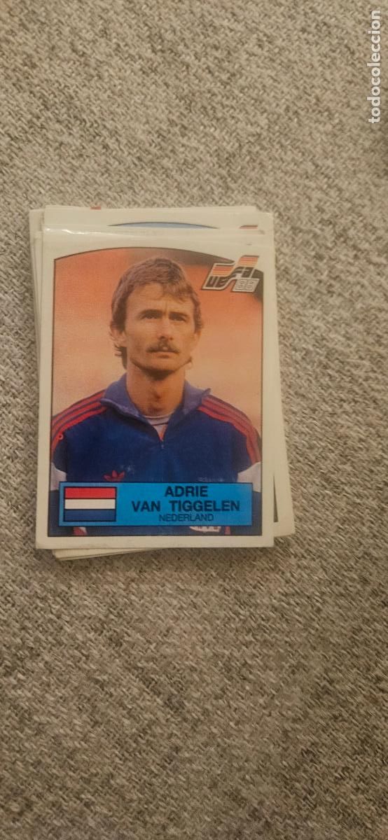 Cromos de Futebol: 219 van tigellen 88 1988 eurocopa sin pegar