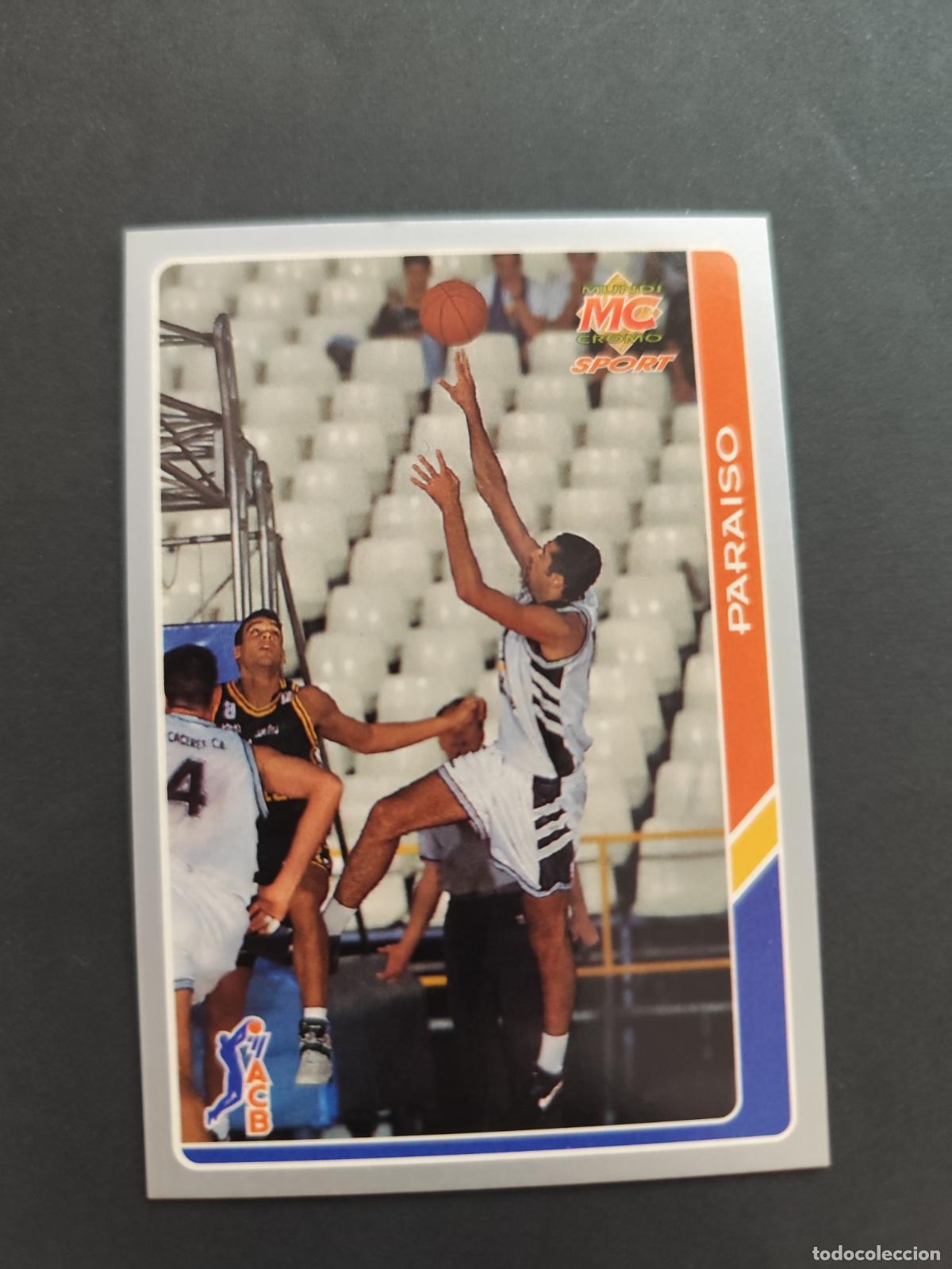 Fu&szlig;ball-Sticker: 79 PARAISO CACERES CLUB BALONCESTO MUNDICROMO ACB 94 95 1994 1995