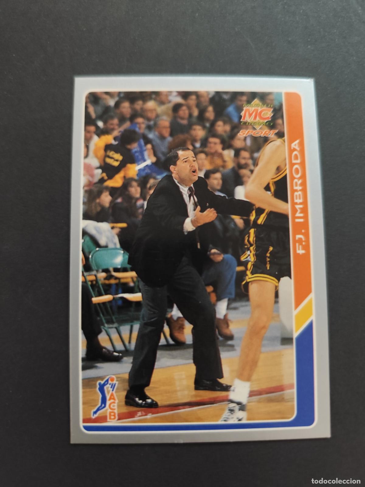 Cromos de F&uacute;tbol: 119 IMBRODA UNICAJA M&Aacute;LAGA ENTRENADOR MUNDICROMO ACB 94 95 1994 1995