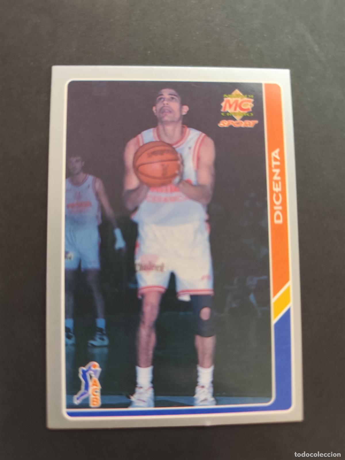 Fu&szlig;ball-Sticker: 129 DICENTA PAMESA VALENCIA BASKET MUNDICROMO ACB 94 95 1994 1995