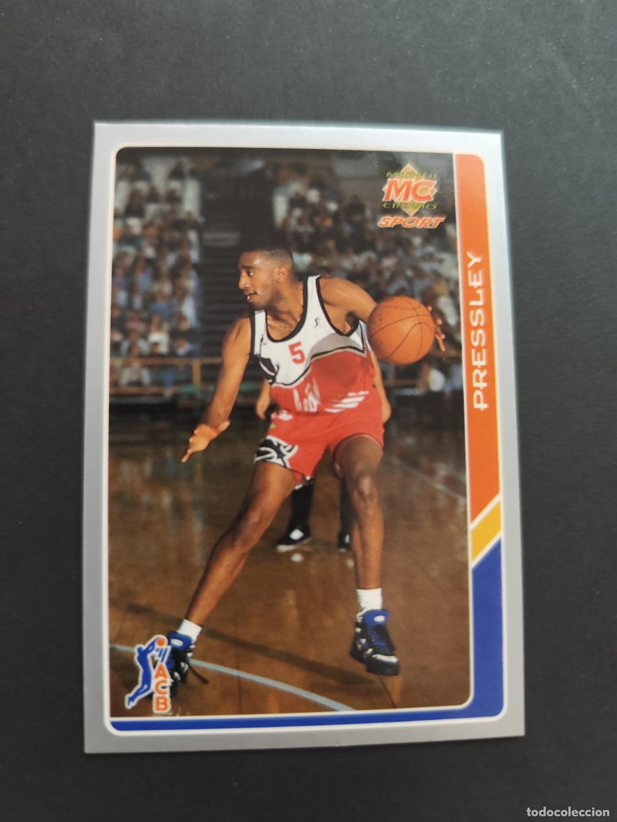 Cromos de Futebol: 138 PRESSLEY BALONCESTO LE&Oacute;N CB MUNDICROMO ACB 94 95 1994 1995