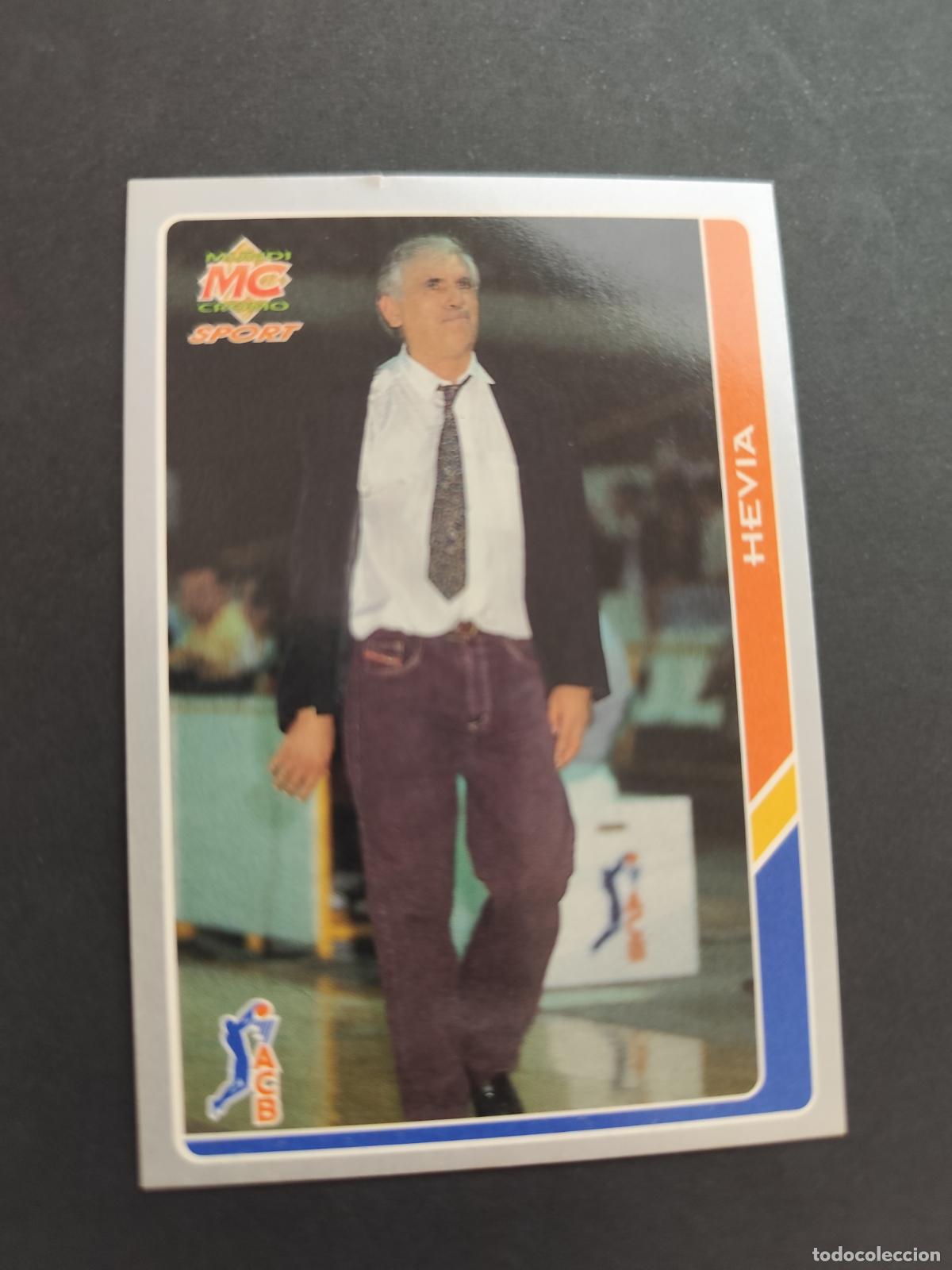 Cartes &agrave; collectionner de Football: 191 HEVIA BALONCESTO SALAMANCA ENTRENADOR MUNDICROMO ACB 94 95 1994 1995