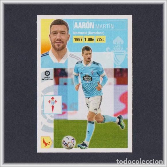 Fu&szlig;ball-Sticker: LIGA ESTE 2020 2021 20 21 PANINI AARON N&ordm; 9 FICHAJE CELTA VIGO MERCADO INVIERNO ALBUM