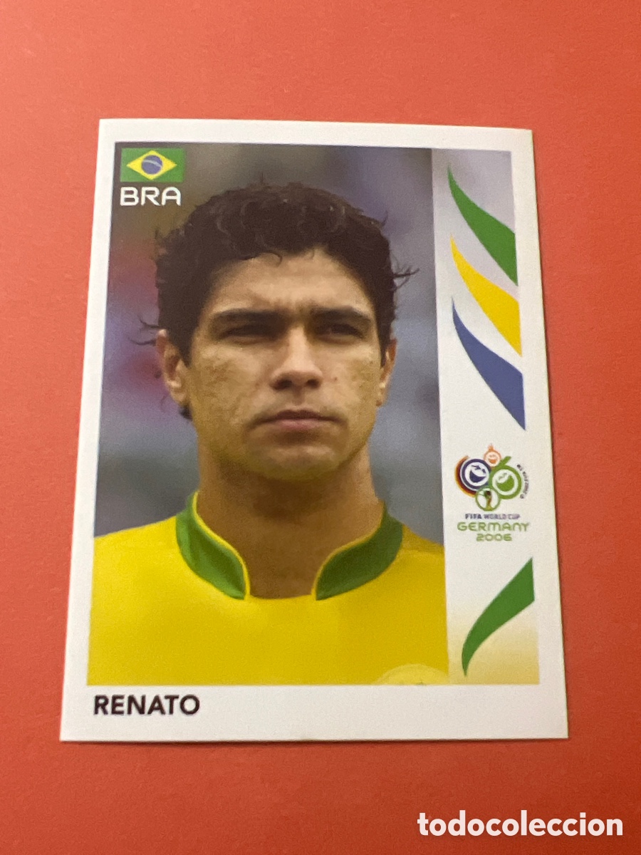 Fu&szlig;ball-Sticker: C3248. 390 RENATO BRASIL CROMOS ALBUM FIFA WORLD CUP GERMANY 2006 MUNDIAL FUTBOL ALEMANIA PANINI