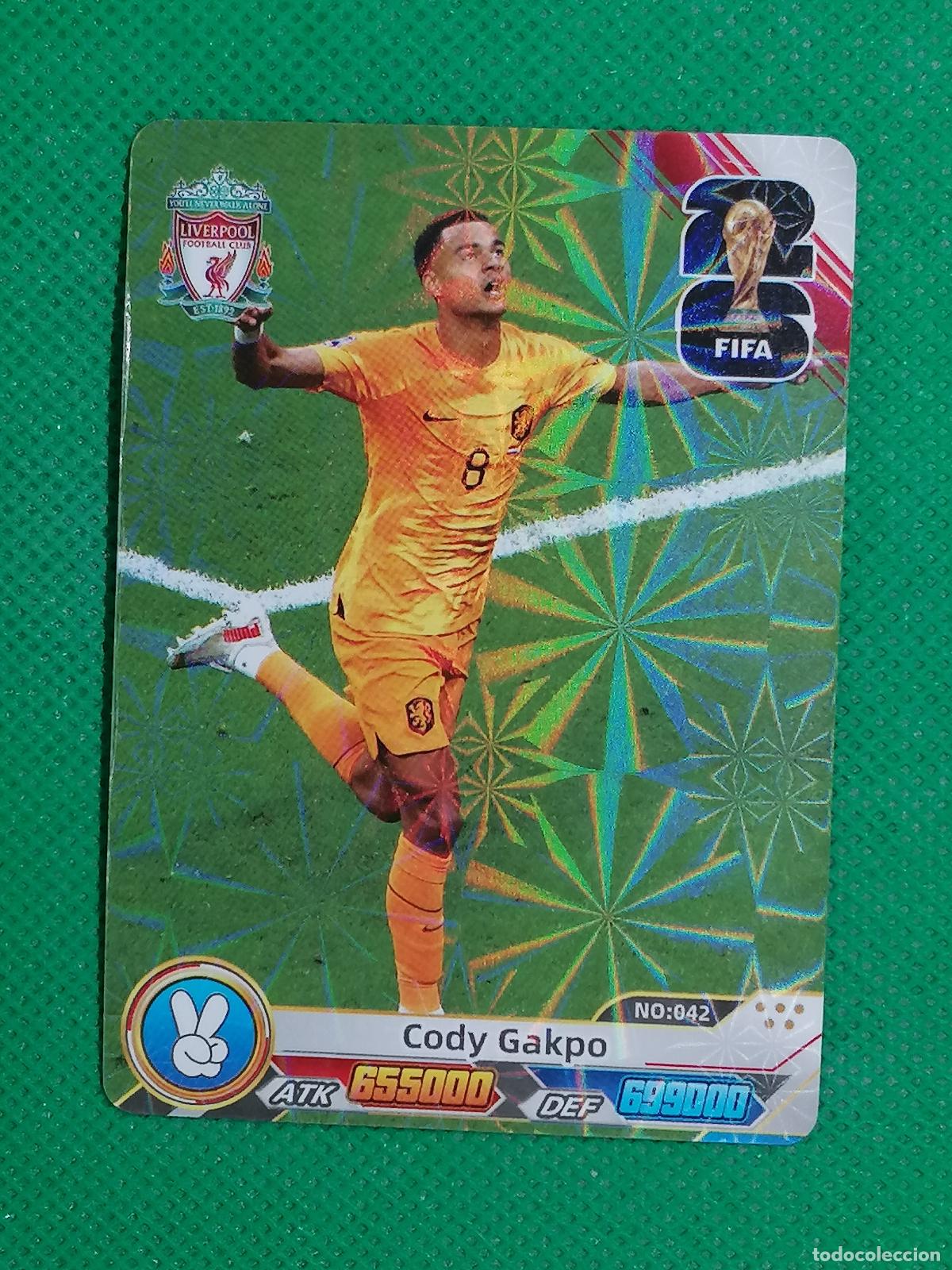 Cromos de f&uacute;tbol: 42 CODY GAPKO LIVERPOOL HOLANDA ⚽ STAR CARDS FIFA 26 ⚽
