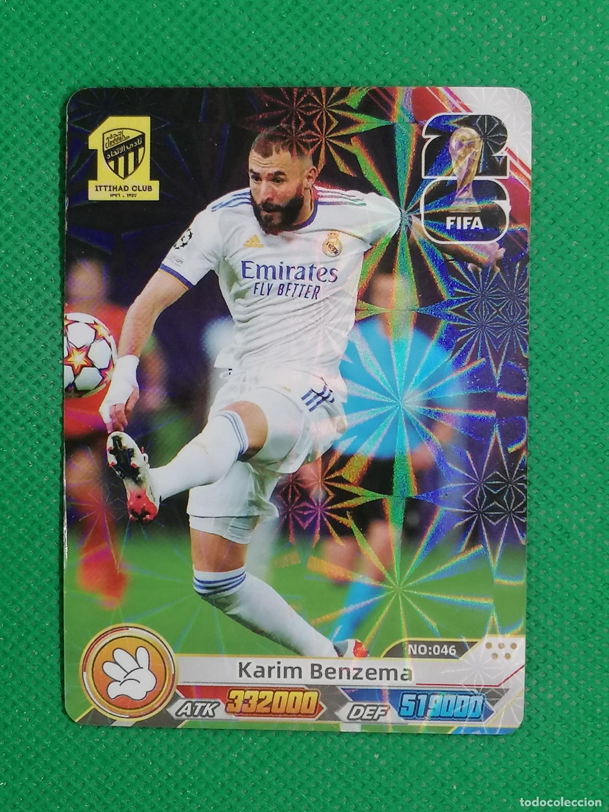 Fu&szlig;ball-Sticker: 46 BENZEMA REAL MADRID ITTIHAD ⚽ STAR CARDS FIFA 26 ⚽