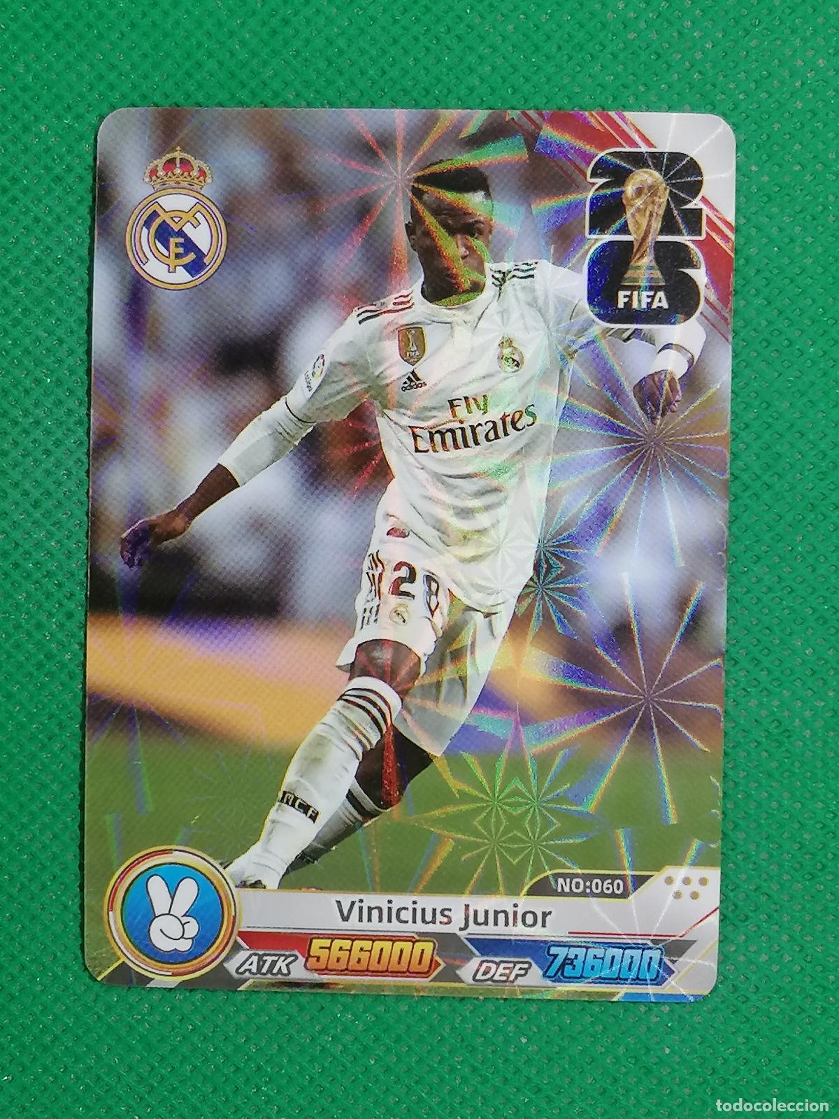 Figurine di Calcio: 60 VINICIUS JUNIOR REAL MADRID ⚽ STAR CARDS FIFA 26 ⚽
