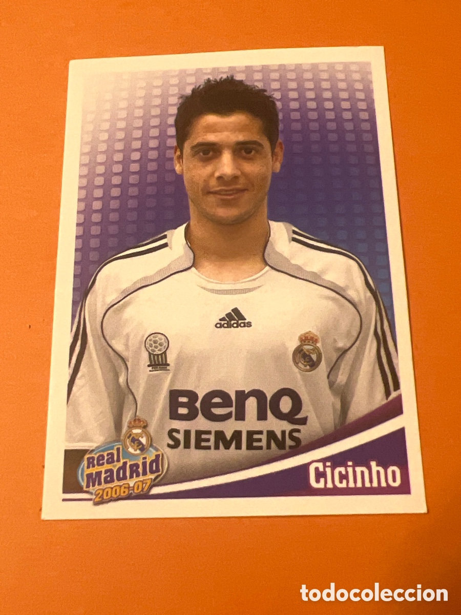 Cartes &agrave; collectionner de Football: C3532. 37 CICINHO REAL MADRID PANINI OFICIAL 2006 2007 CROMO FUTBOL 06 07 - SIN PEGAR