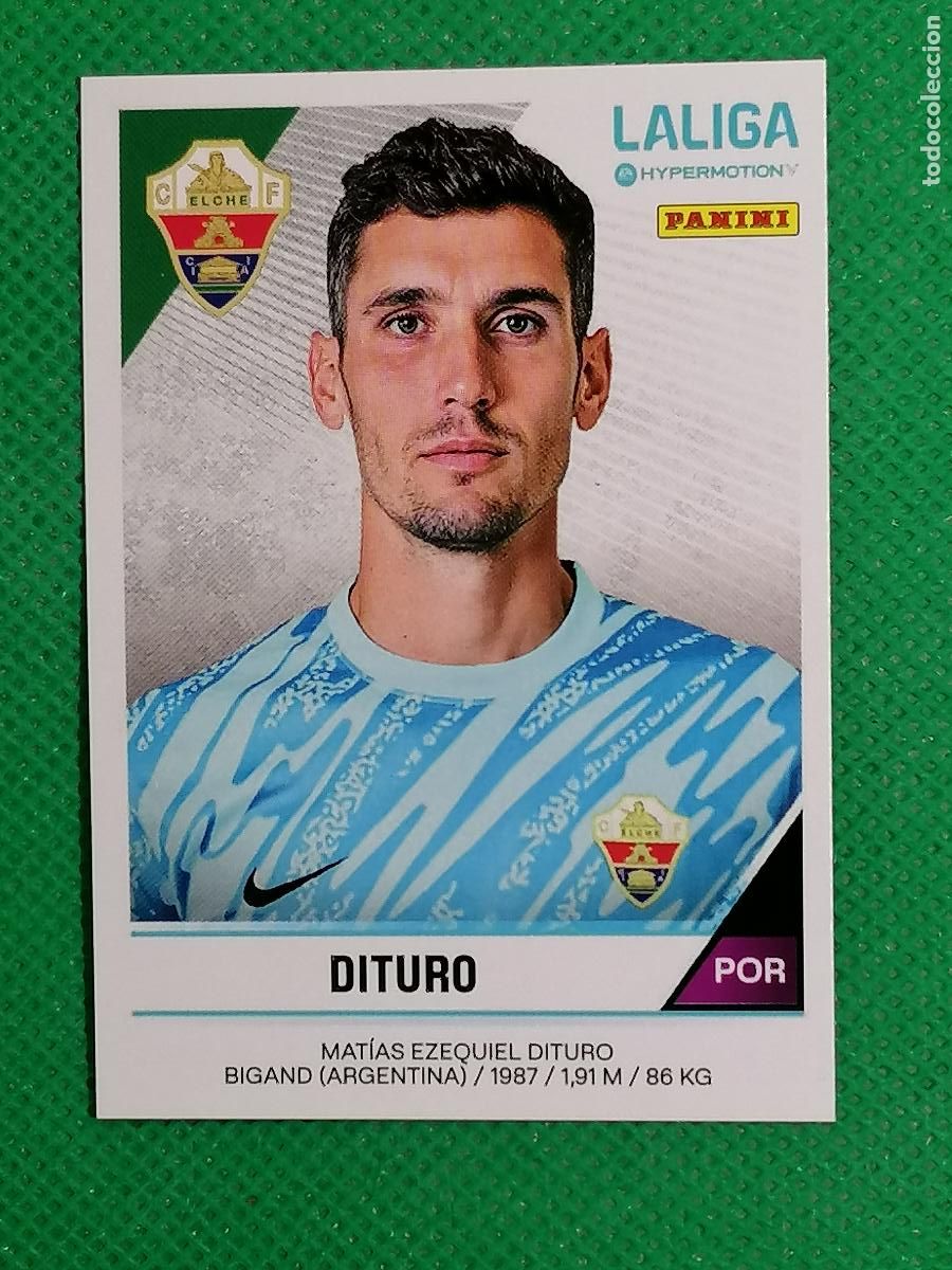Fu&szlig;ball-Sticker: 175 DITURO ELCHE ⚽ PANINI LIGA HYPERMOTION 24 25 2024 2025 ⚽