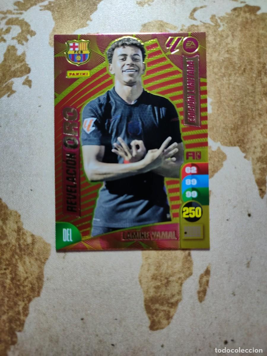 Fu&szlig;ball-Sticker: Adrenalyn XL Revelaci&oacute;n Oro LAMINE YAMAL Edici&oacute;n limitada 2024-25