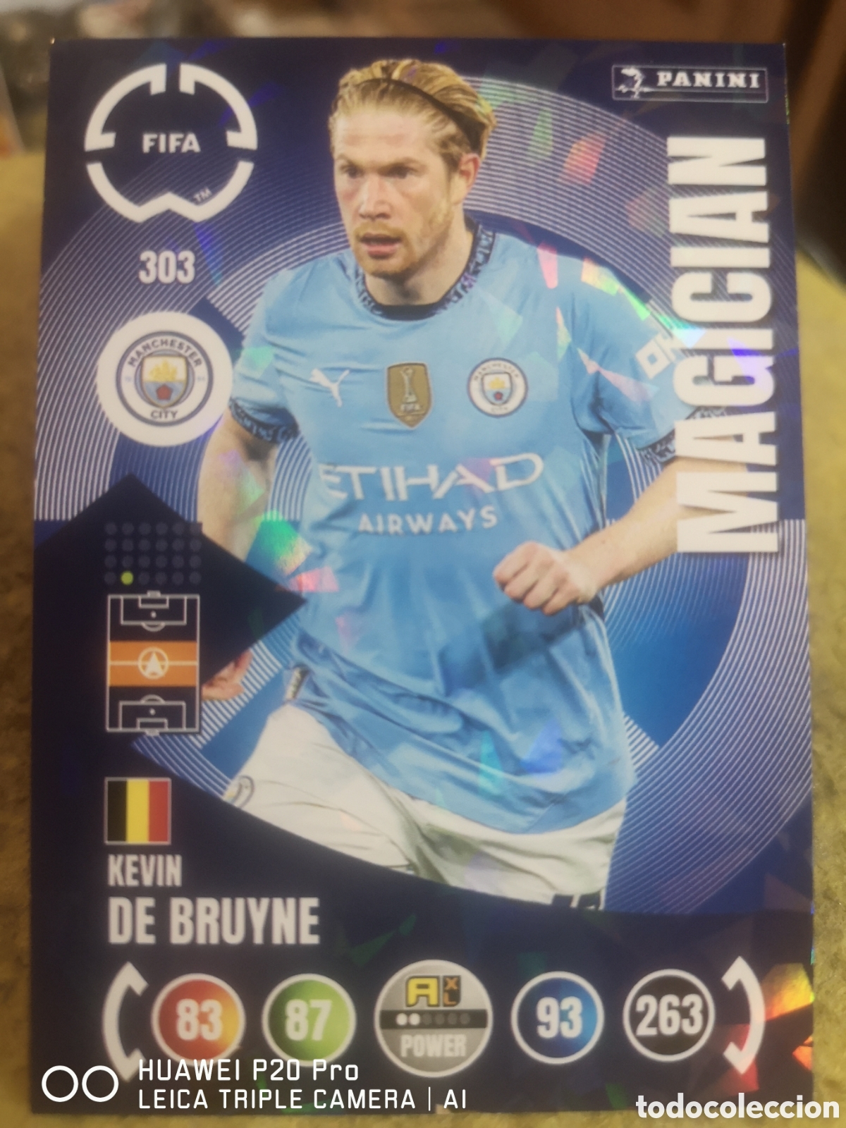 Cartes &agrave; collectionner de Football: ADRENALYN XL 2025 - FIFA CLUB WORLD CUP - KEVIN de BRUYNE MAGICIAN / MANCHESTER CITY 303