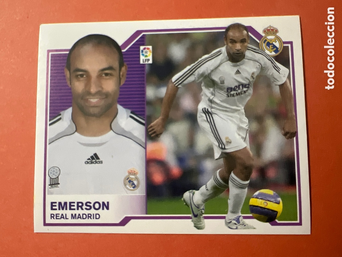Fu&szlig;ball-Sticker: C903. EMERSON REAL MADRID EDICIONES ESTE LIGA 07-08 PANINI 2007 2008 SIN PEGAR