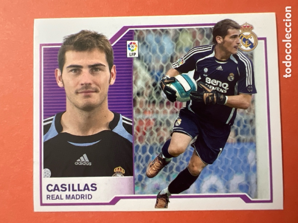Figurine di Calcio: C1187. CASILLAS DEL REAL MADRID ALBUM ESTE LIGA 2007 - 2008 ( 07 - 08 )