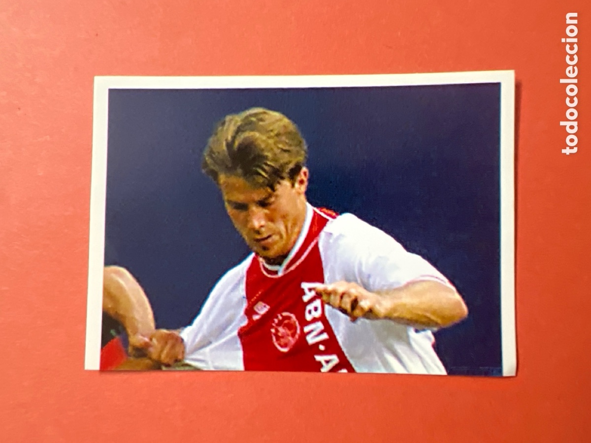 Figurine di Calcio: C1898. 8 BRIAN LAUDRUP AJAX PARTE 1 - LIBRO DE LOS CAMPEONES DE EUROPA MARCA 1999 -