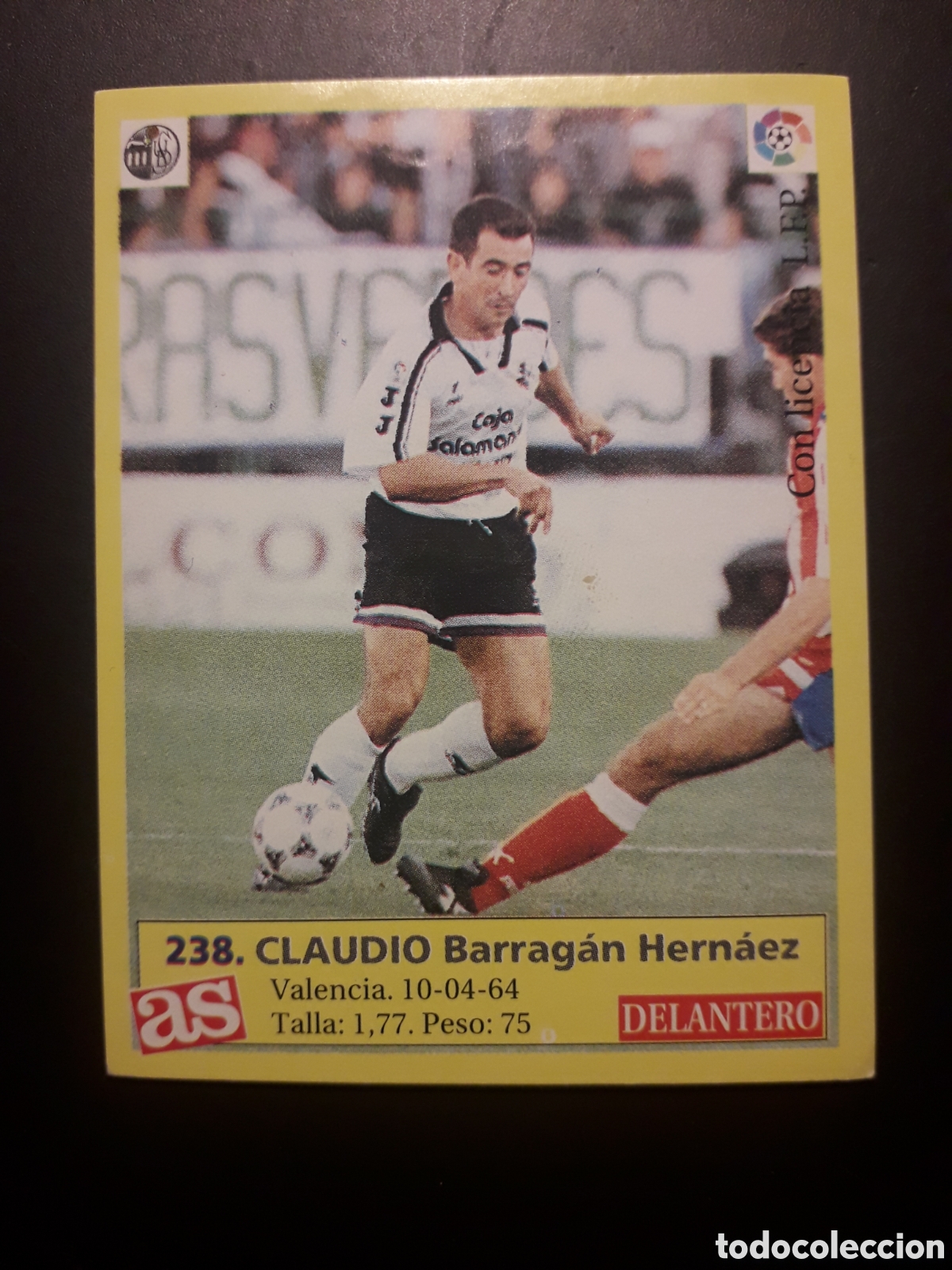 Cartes &agrave; collectionner de Football: CLAUDIO SALAMANCA N&deg; 238 DIARIO AS LIGA 1995 1996 95 96 SIN PEGAR PEDIDO M&Iacute;NIMO 3&euro;