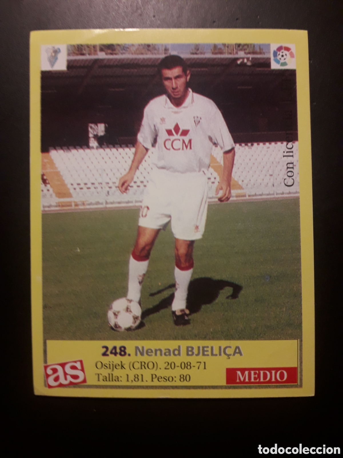 Cartes &agrave; collectionner de Football: BJELI&Ccedil;A ALBACETE N&deg; 248 DIARIO AS LIGA 1995 1996 95 96 SIN PEGAR PEDIDO M&Iacute;NIMO 3&euro;