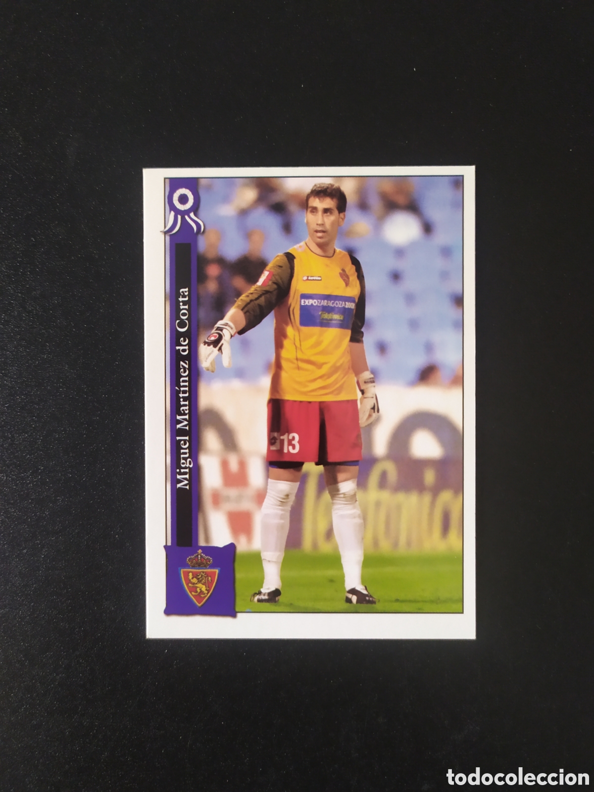 Cromos de f&uacute;tbol: Mundicromo fichas Liga 2005 2006 05 06 Miguel n&deg; 658 Real Zaragoza