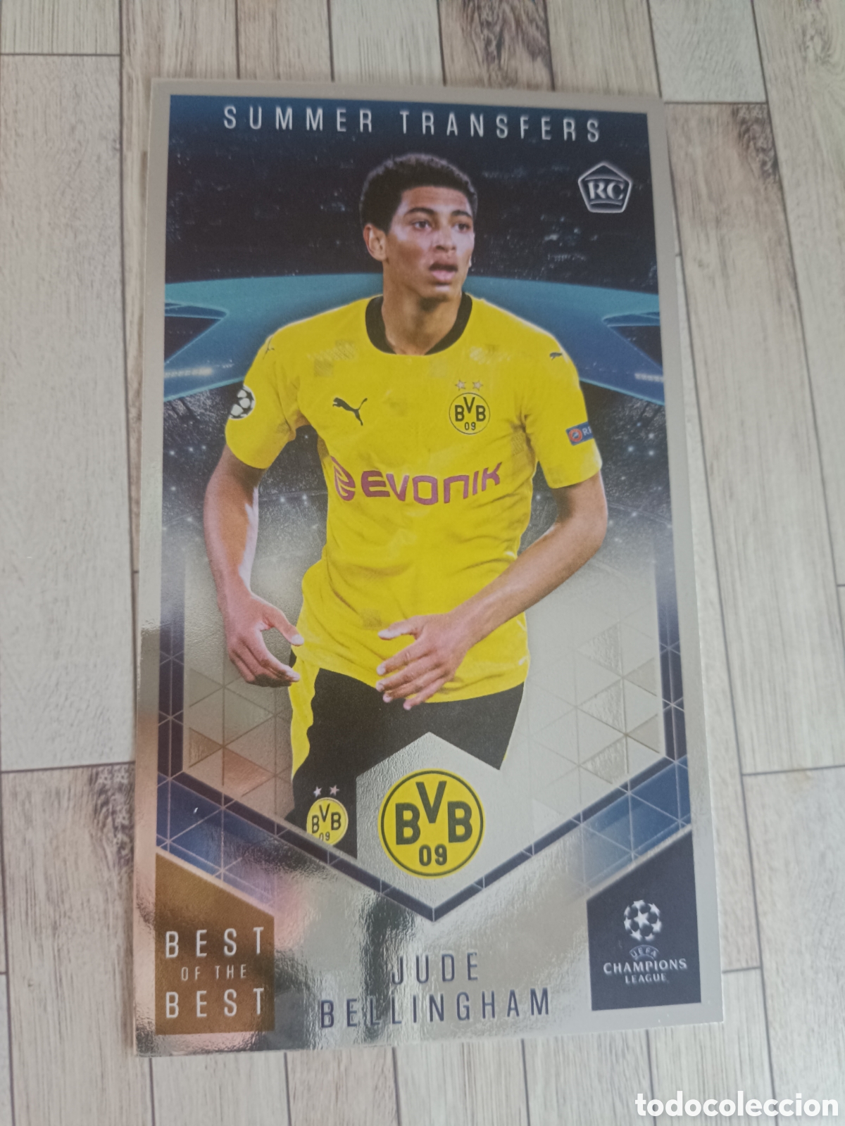 Cromos de f&uacute;tbol: 122 JUDE BELLINGHAM BORUSSIA DORTMUND SUMMER TRANSFERS UCL TOPPS BEST OF THE BEST 2020 2021 20 21