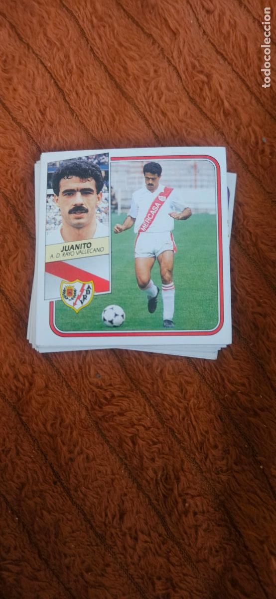 Football Stickers: Juanito rayo vallecano este 1989 1990 89 90 sin pegar