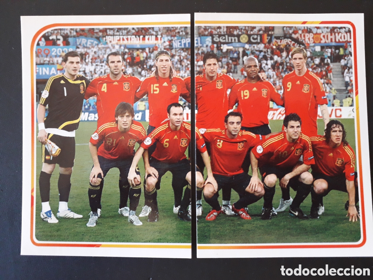 Fu&szlig;ball-Sticker: CAMPEONA DE EUROPA, ALBUM DE LA SELECCI&Oacute;N N&deg; 3 Y 4 EURO 2020 PANINI CARREFOUR PEDIDO M&Iacute;NIMO 3&euro;