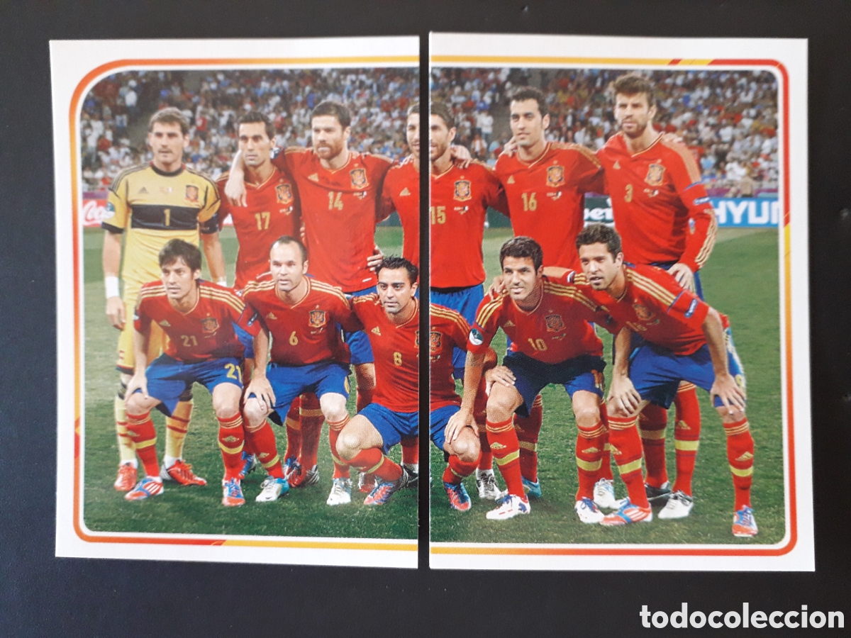 Fu&szlig;ball-Sticker: EURO 2012, ALBUM DE LA SELECCI&Oacute;N N&deg; 5 Y 6 EURO 2020 PANINI CARREFOUR PEDIDO M&Iacute;NIMO 3&euro;.
