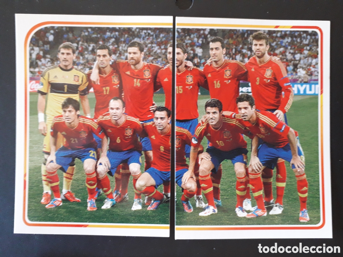 Fu&szlig;ball-Sticker: EURO 2012, ALBUM DE LA SELECCI&Oacute;N N&deg; 5 Y 6 EURO 2020 PANINI CARREFOUR PEDIDO M&Iacute;NIMO 3&euro;