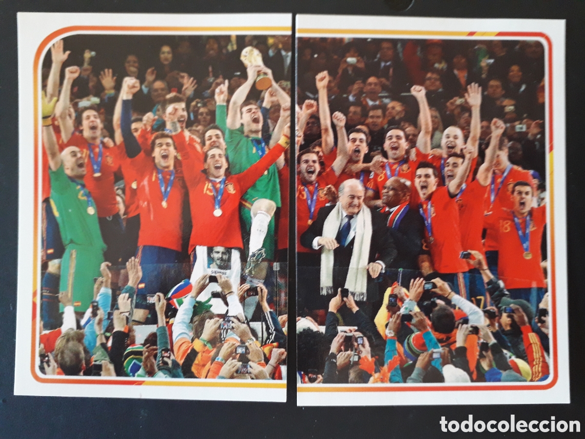 Cartes &agrave; collectionner de Football: SUD&Aacute;FRICA 2010, ALBUM DE LA SELECCI&Oacute;N N&deg; 7 Y 8 EURO 2020 PANINI CARREFOUR PEDIDO M&Iacute;NIMO 3&euro;