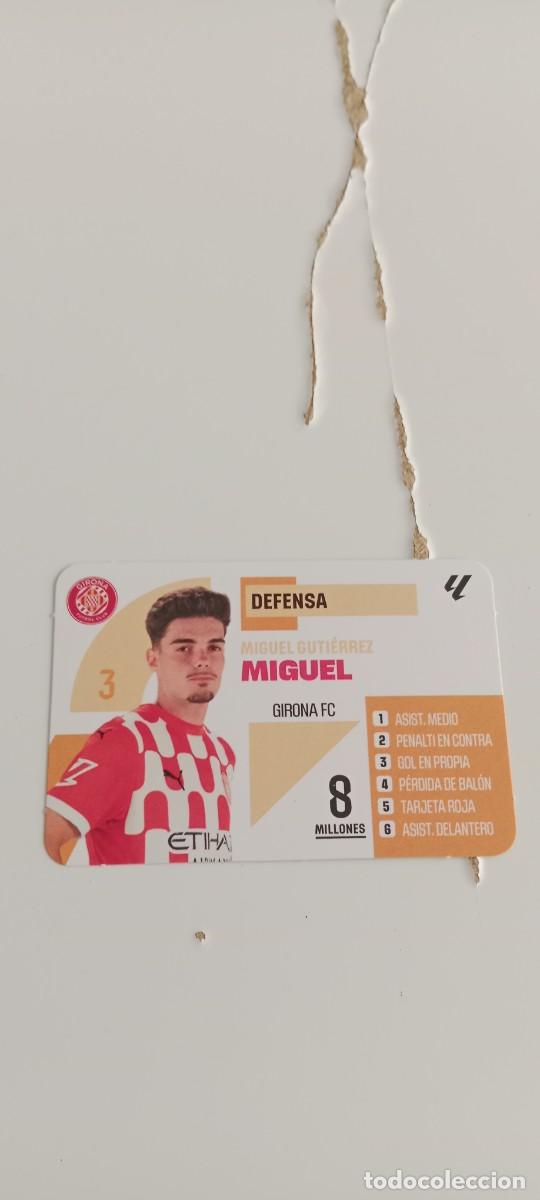 Fu&szlig;ball-Sticker: C-MAR CROMO LA LIGA EL JUEGO BORRAS 2024 2025 24 25 MIGUEL GIRONA