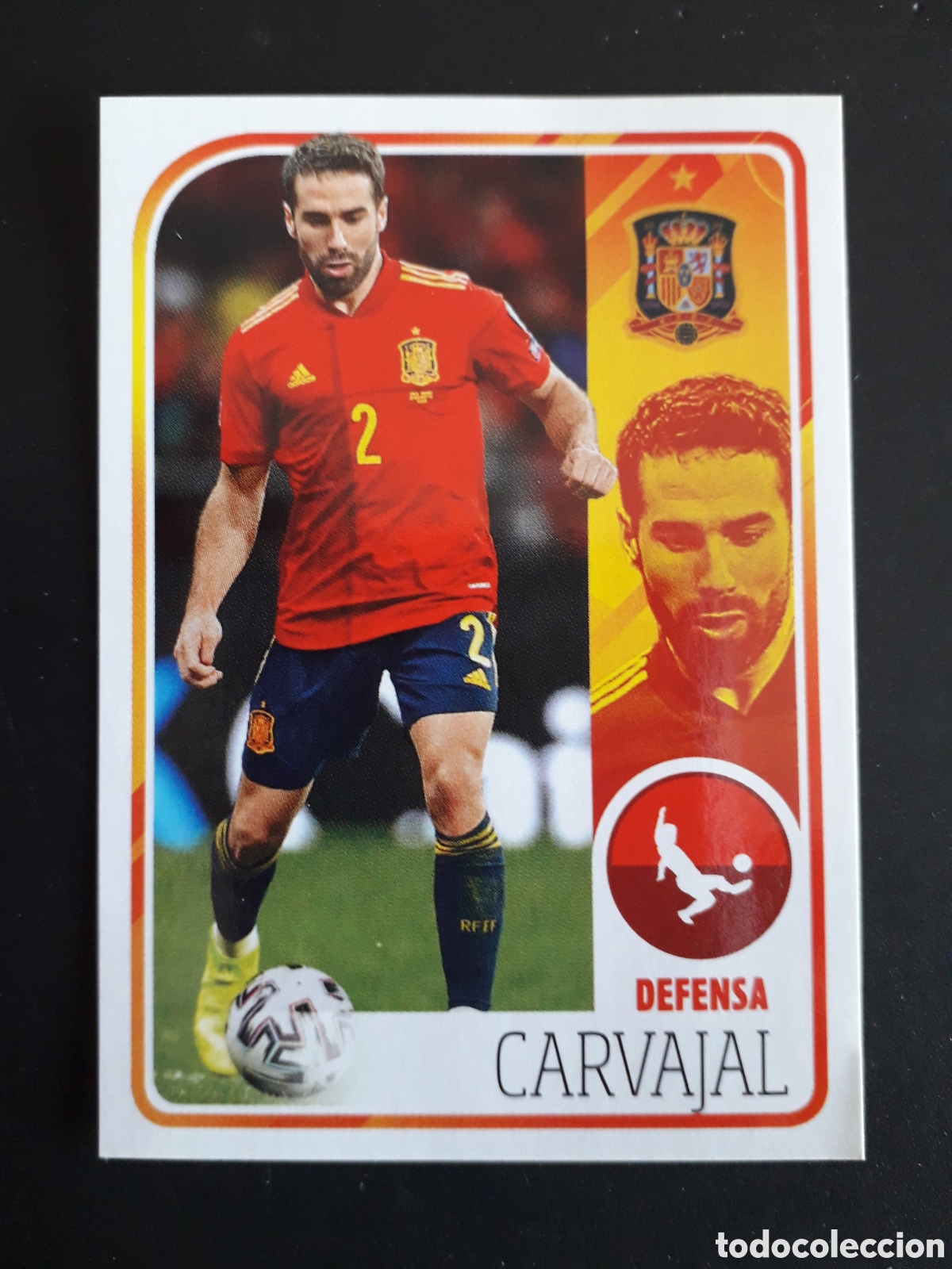 Fu&szlig;ball-Sticker: CARVAJAL, ALBUM DE LA SELECCI&Oacute;N N&deg; 21 EURO 2020 PANINI CARREFOUR PEDIDO M&Iacute;NIMO 3&euro;