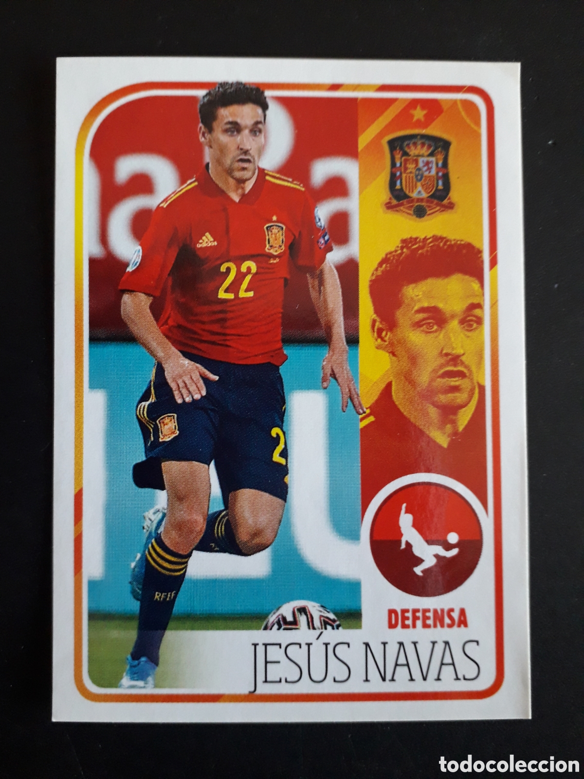 Fu&szlig;ball-Sticker: JES&Uacute;S NAVAS, ALBUM DE LA SELECCI&Oacute;N N&deg; 25 EURO 2020 PANINI CARREFOUR PEDIDO M&Iacute;NIMO 3&euro;