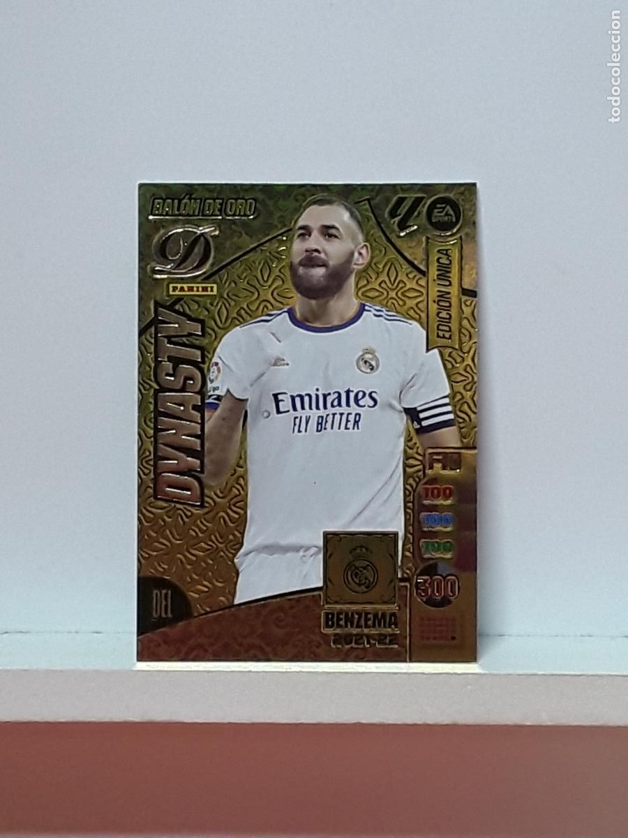 Cromos de F&uacute;tbol: ADRENALYN 2024 2025 24 25 ALBUM PANINI LIGA N REAL MADRID BALON ORO BENZEMA 2021 2022