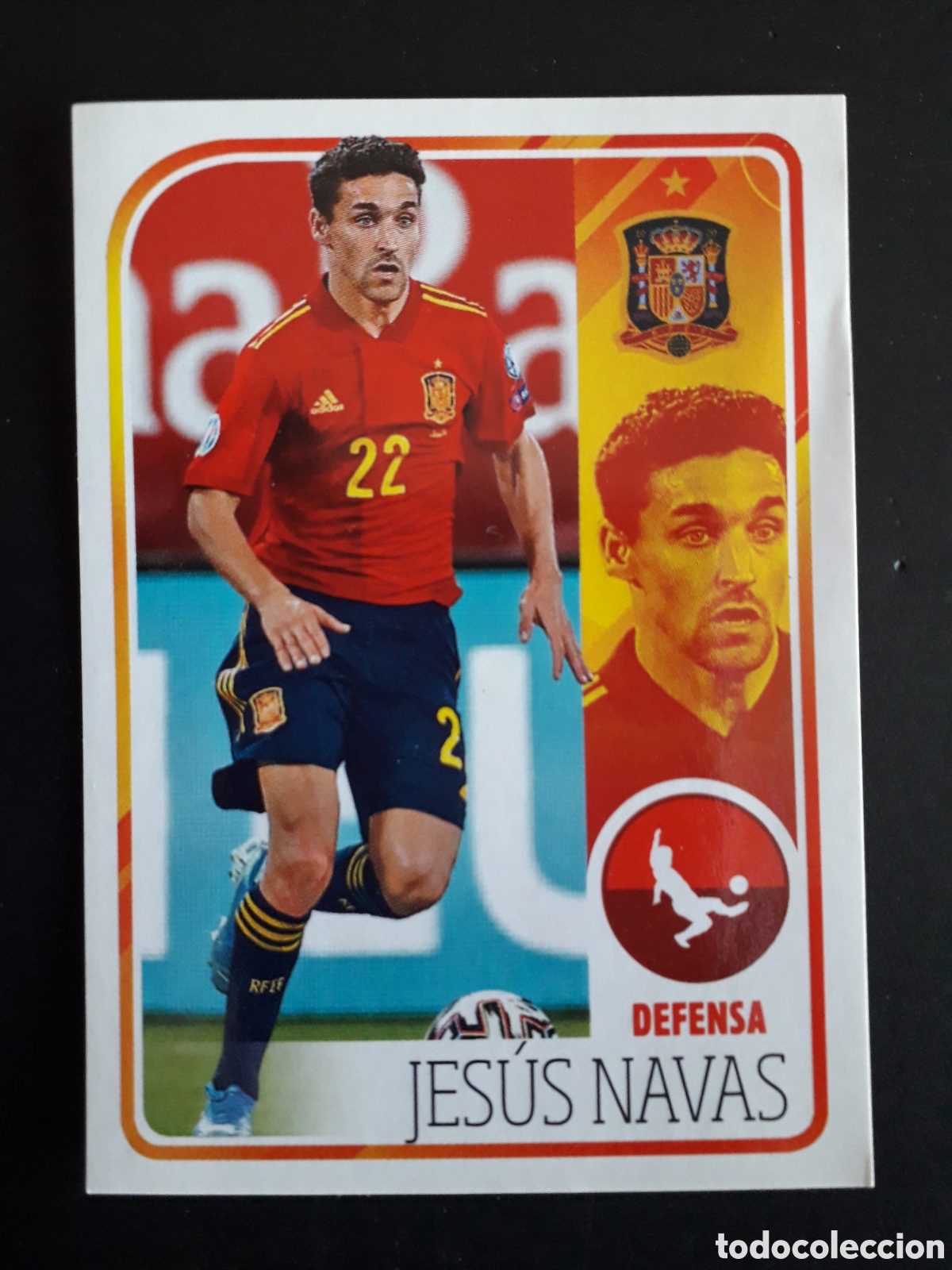 Fu&szlig;ball-Sticker: JES&Uacute;S NAVAS, ALBUM DE LA SELECCI&Oacute;N N&deg; 25 EURO 2020 PANINI CARREFOUR PEDIDO M&Iacute;NIMO 3&euro;