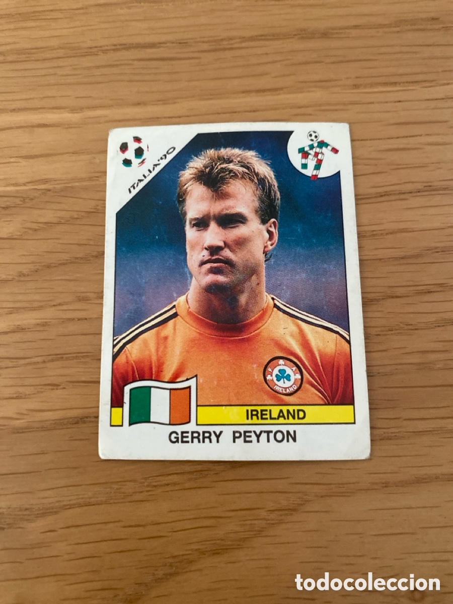 Cromos de f&uacute;tbol: Cromo panini mundial Italia 90 n&uacute;mero 422 Peyton - Stickers album world cup Italy 1990