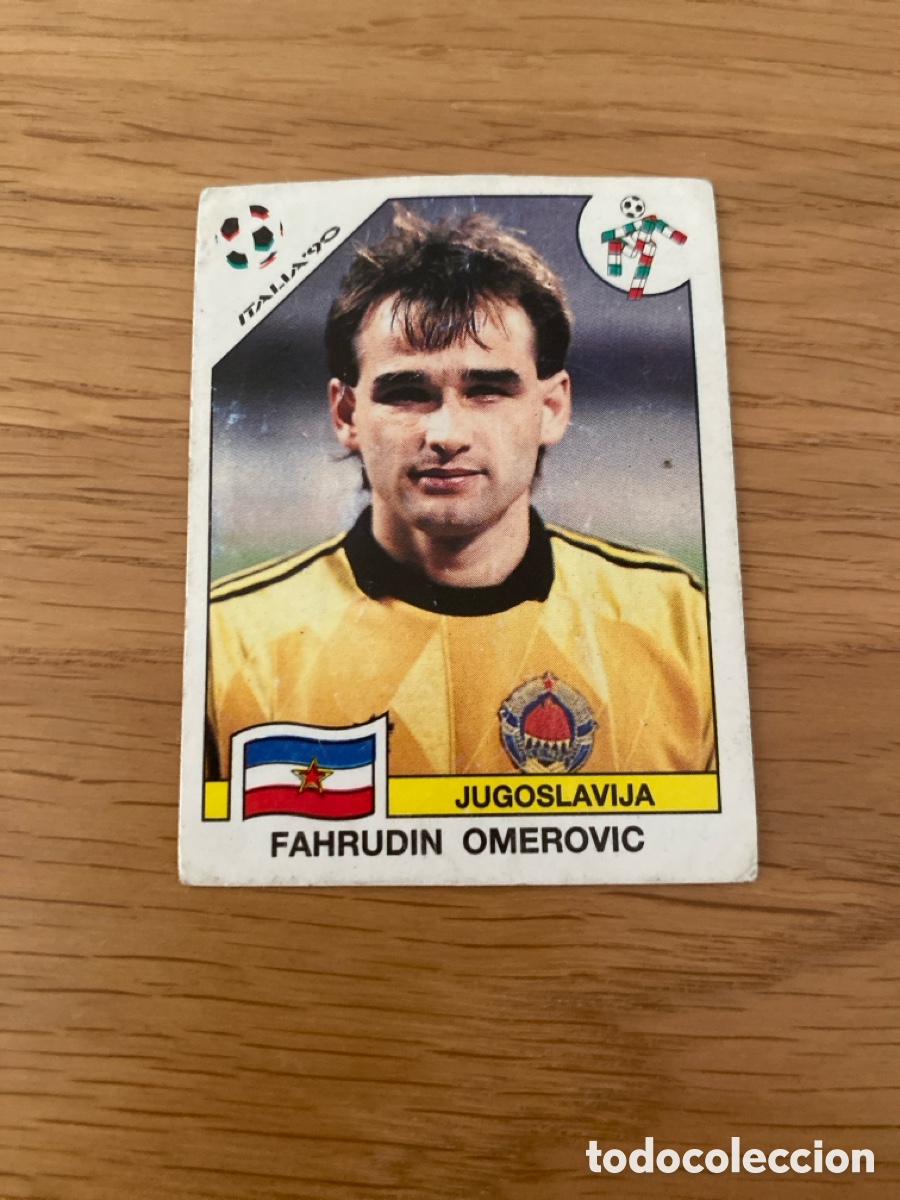 Figurine di Calcio: Cromo panini mundial Italia 90 n&uacute;mero 269 Omerovic - Stickers album world cup Italy 1990