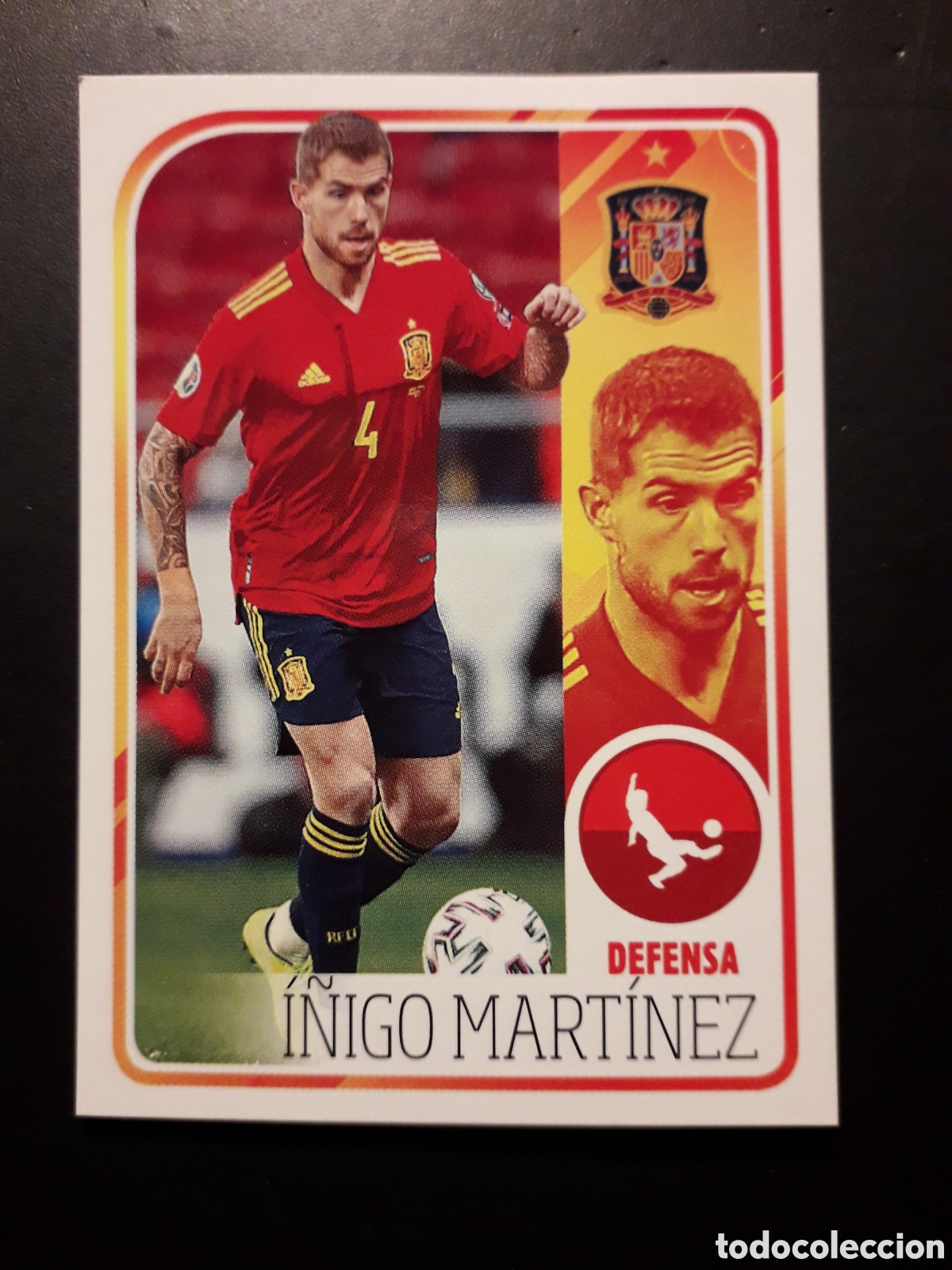 Cartes &agrave; collectionner de Football: &Iacute;&Ntilde;IGO MART&Iacute;NEZ, ALBUM DE LA SELECCI&Oacute;N N&deg; 33 EURO 2020 PANINI CARREFOUR PEDIDO M&Iacute;NIMO 3&euro;