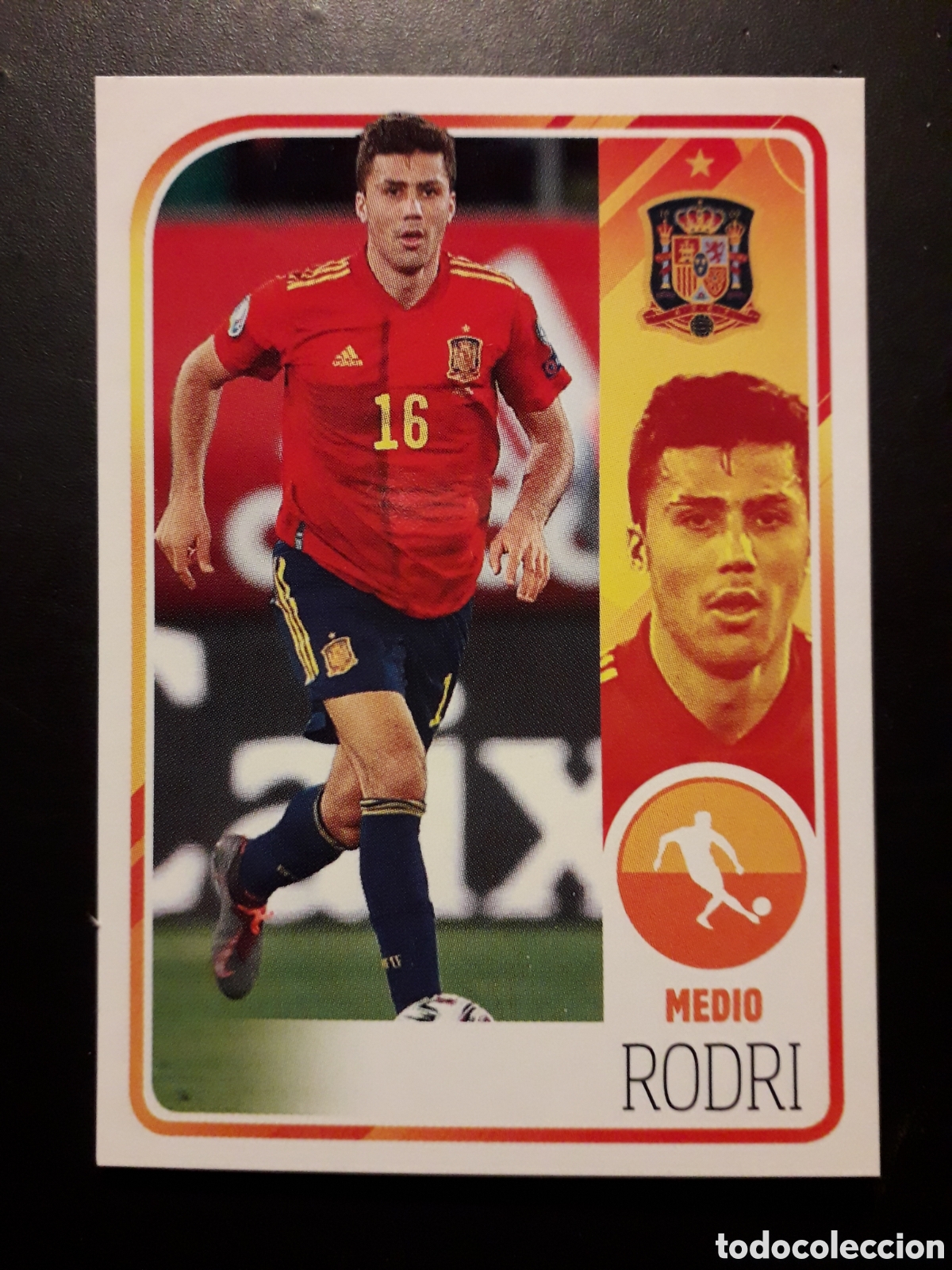Cartes &agrave; collectionner de Football: RODRI, ALBUM DE LA SELECCI&Oacute;N N&deg; 39 EURO 2020 PANINI CARREFOUR PEDIDO M&Iacute;NIMO 3&euro;.