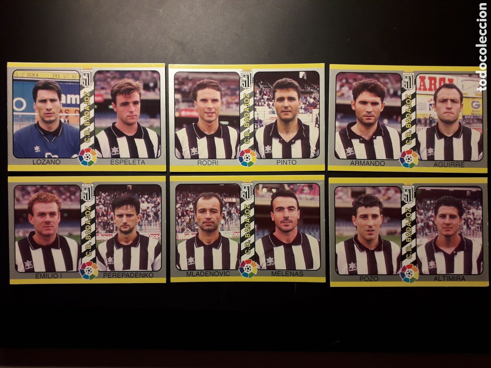 Cromos de f&uacute;tbol: 6 CROMOS CD BADAJOZ F&Uacute;TBOL TOTAL MUNDICROMO MC 94 95 1995 EQUIPO COMPLETO PEDIDO M&Iacute;NIMO 3&euro;