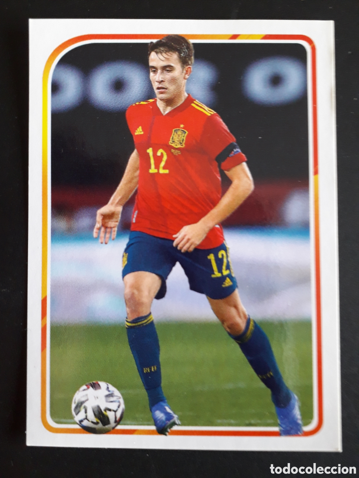 Cartes &agrave; collectionner de Football: &Eacute;RIC GARC&Iacute;A, ALBUM DE LA SELECCI&Oacute;N N&deg; 77 EURO 2020 PANINI CARREFOUR PEDIDO M&Iacute;NIMO 3&euro;