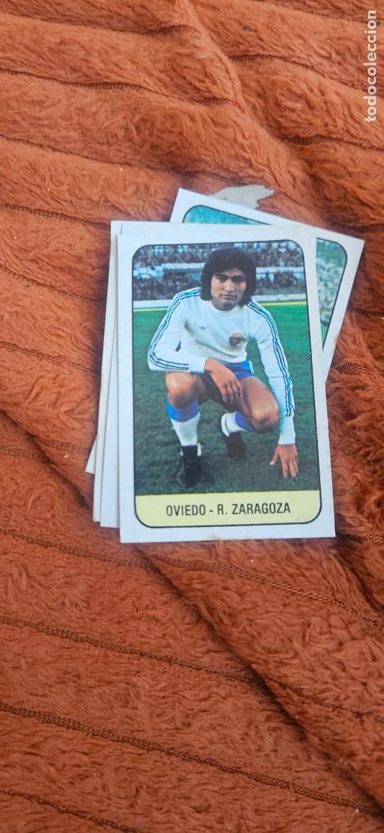 Figurine di Calcio: Oviedo Zaragoza este 1978 1979 78 79 despegado