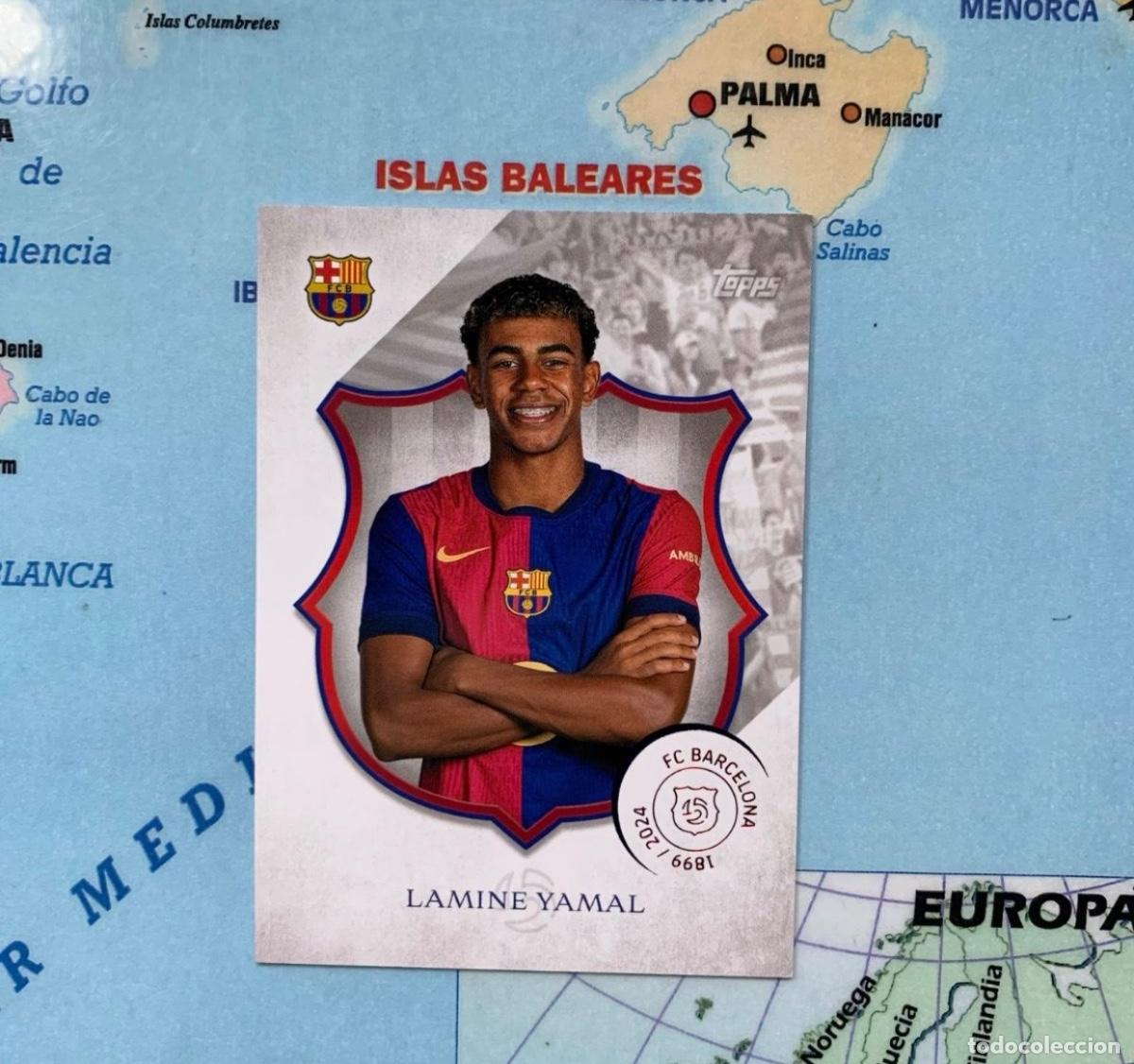 Cromos de F&uacute;tbol: Lamine Yamal numero 16 Topps 125 Aniversario Barcelona 24-25 2024-2025