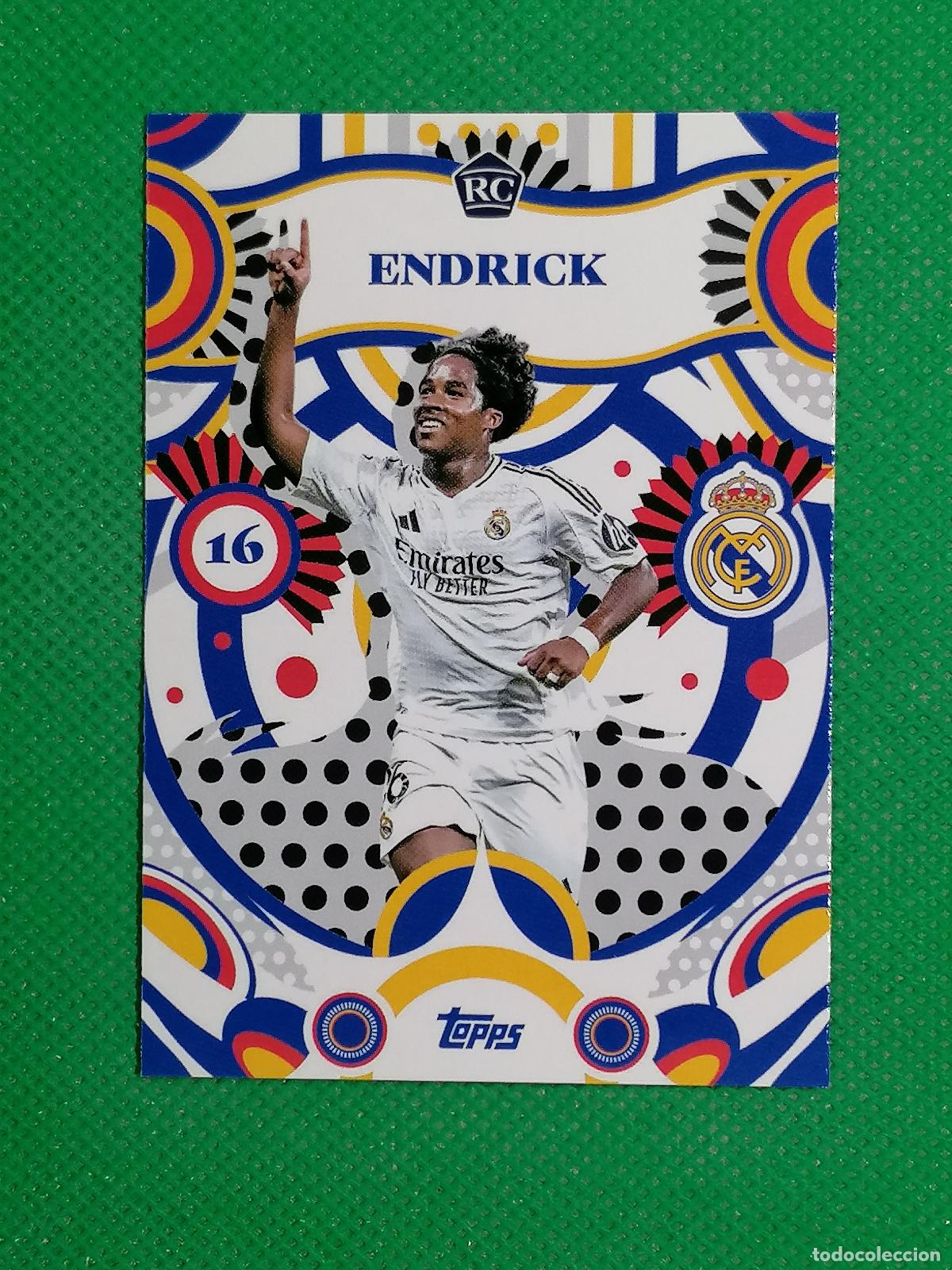 Cromos de F&uacute;tbol: 29 ENDRICK ROOKIE FLAMENCO FLARE ⚽ TOPPS REAL MADRID TEAM SET 2025 25 ⚽