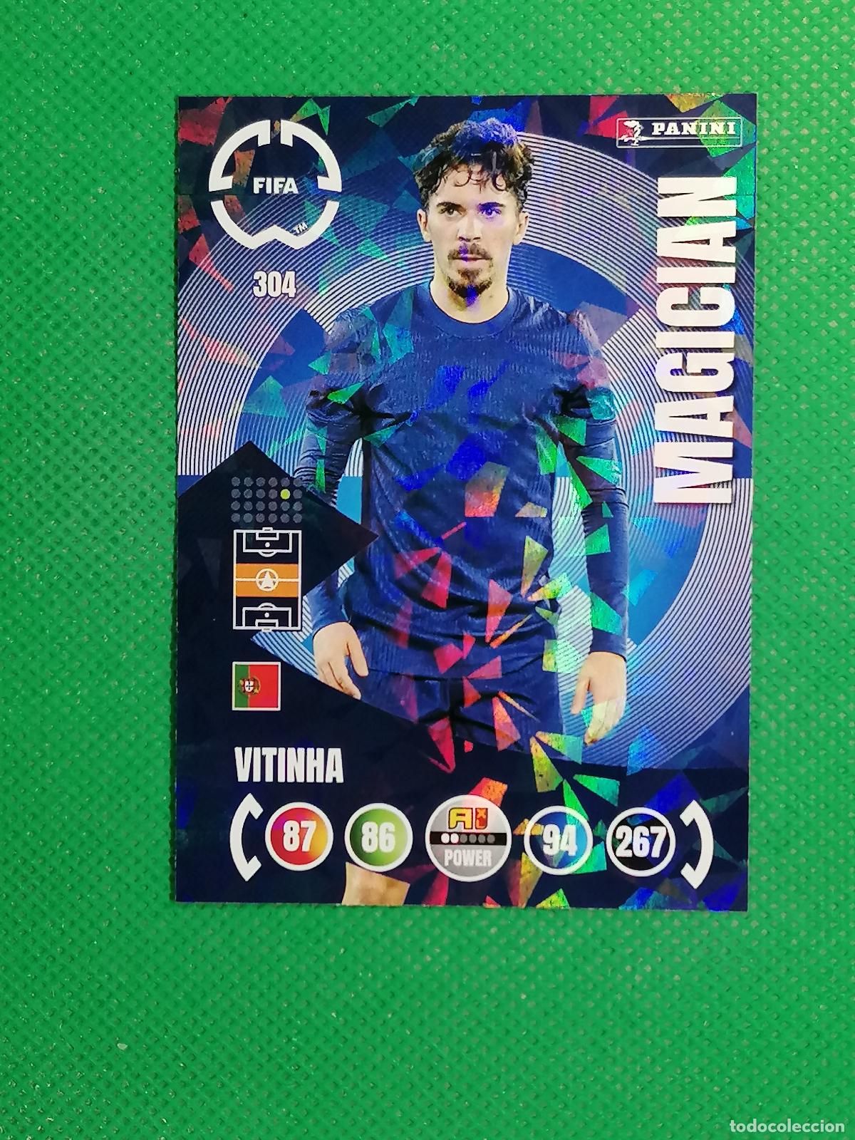 Figurine di Calcio: 304 VITINHA PSG POWER MAGICIAN ⚽ PANINI ADRENALYN CLUB WORLD CUP 2025 25 ⚽